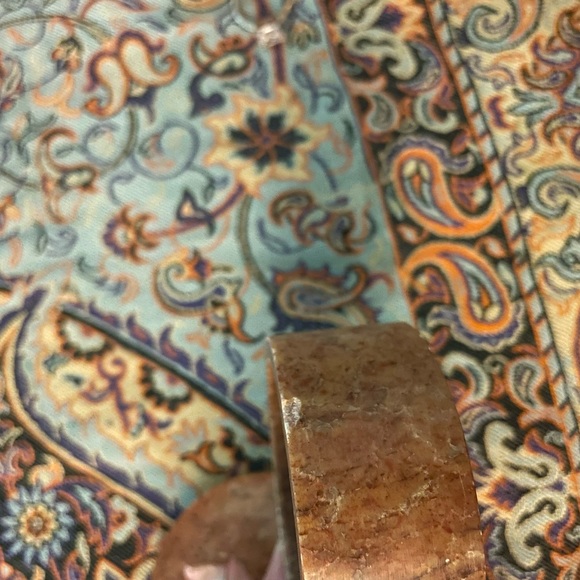 Vintage Pearl inlay and marble / stone jewel box - Picture 3 of 10